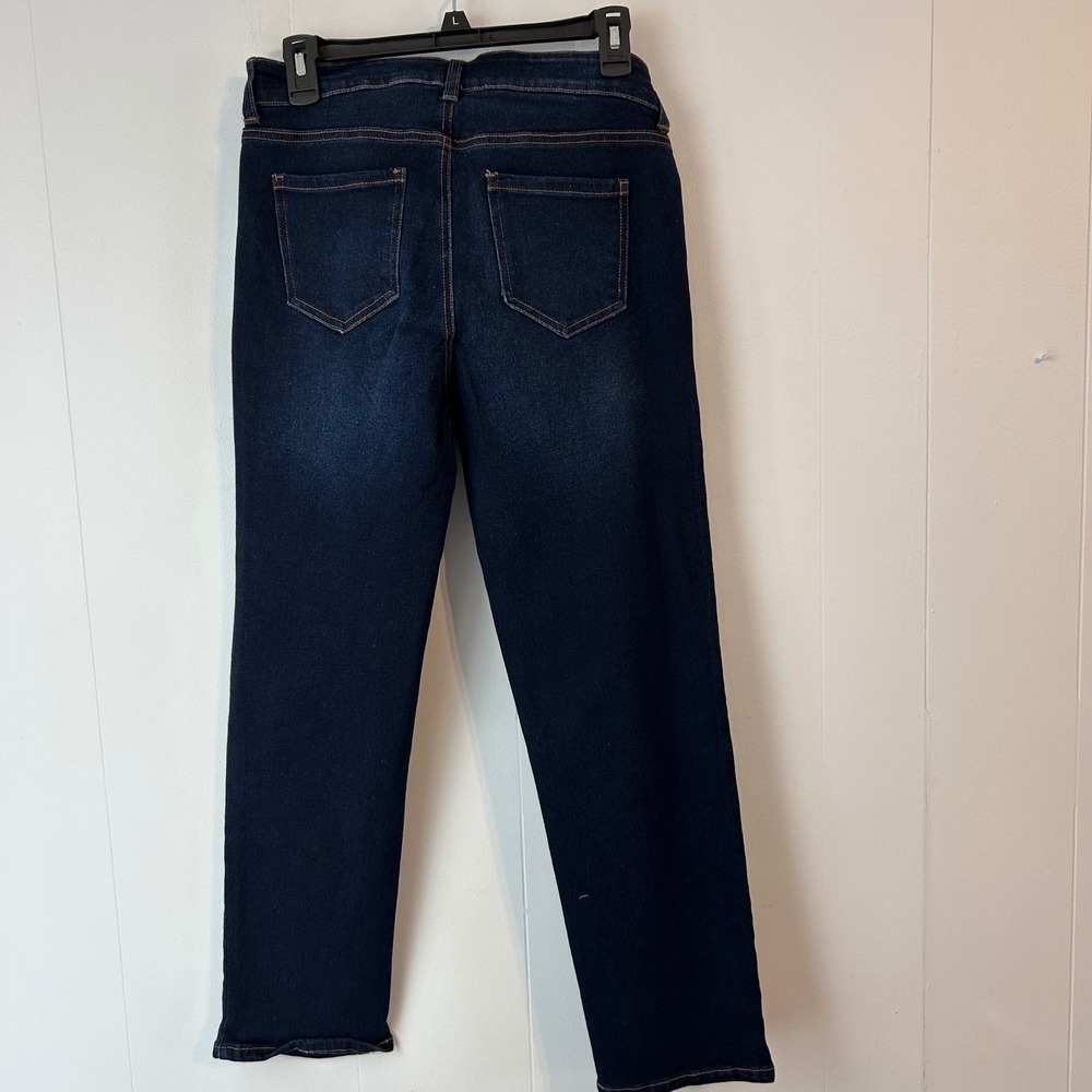 Walmart Maternity Straight Leg Jeans Dark‎ Wash Size Small 4-6 - Picture 5 of 6